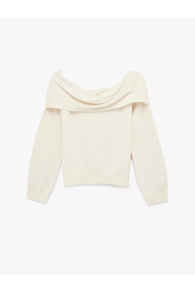 Koton Pulover cu mânecă lungă, fără umăr