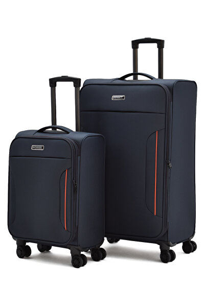 Fossil Ultra Light 2'li Valiz Seti Büyük ve Kabin Boy – 360° 8 Tekerlekli, Ha...