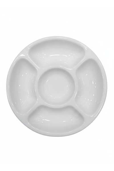 SYArts Професійна порцелянова палітра з широким резервуаром і годелем (14 x 1...