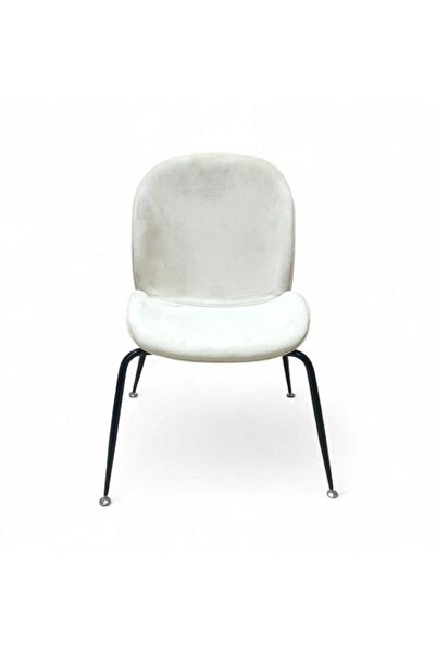 concent كرسي قماش قطيفة قاعدة حديد