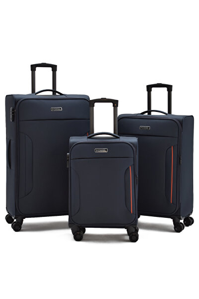Fossil Ultra Light 3'lü Valiz Seti – 360° 8 Tekerlekli, Hafif & Geniş İç Hacim