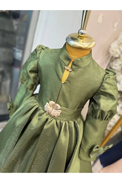 Miss Lorin Kids فستان تافتا للأطفال