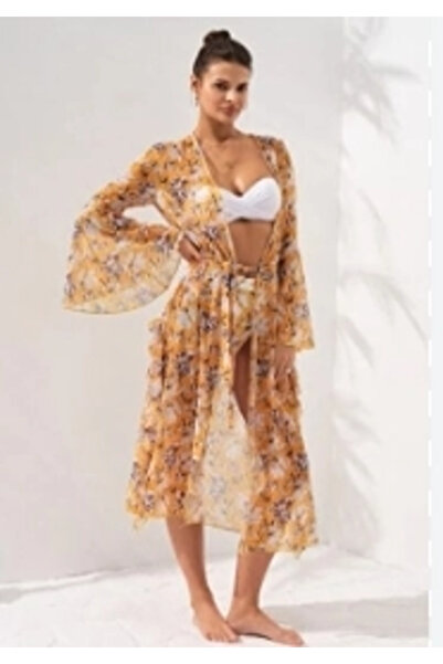 Pierre Cardin Kimono lung cu legătură în talie 231812-D