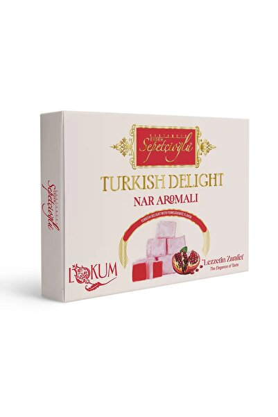 Sepetçioğlu Kastamonu Famous Turkish Delight with Pomegranate Flavor 540g