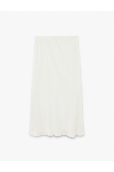 Koton Regular Fit A-Line Viscose Maxi Skirt