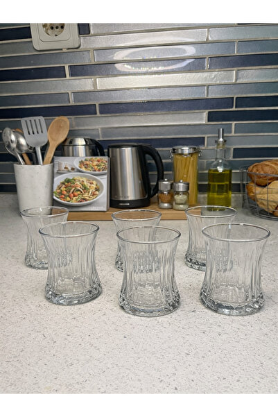 GACASA Dikey Kesim Çay Bardağı 6'lı