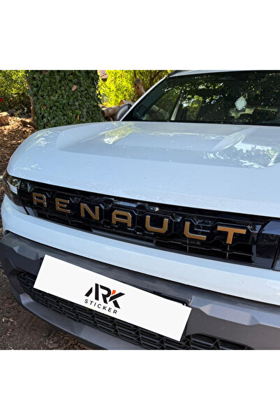 duster Renault 2025 Amblem Sticker Bakır