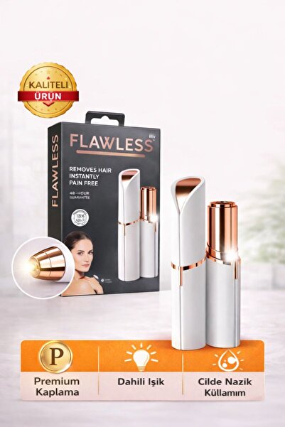 TeknoEser Flawless Yüz Tüy Alma Cihazı | Dahili Işıklı, Acısız, Cilde Nazik, ...
