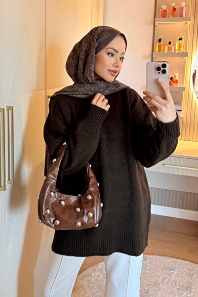 Şulemoda Giyim Carnation Sweater Brown