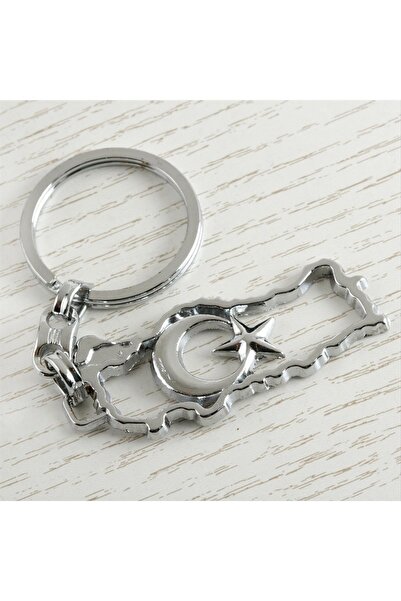 BIJUTERI Moon Star Metal Keychain