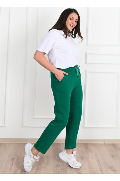 Volupta Green padded trousers