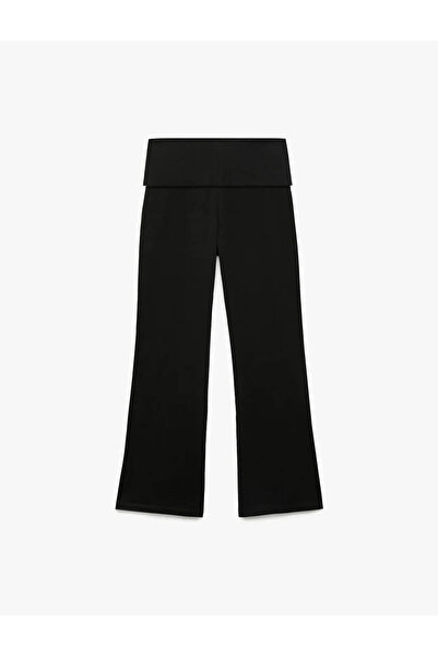 Koton Bumbac evazat S slim fit B basic Pantaloni