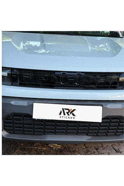 duster Renault 2025 Amblem Sticker Siyah