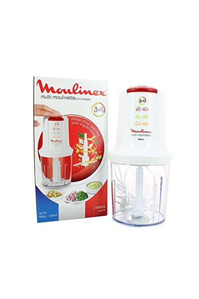 Mini Baby Moulinex Mini Chopper - 3 in 1 Multi Mill - 500 Watts - White
