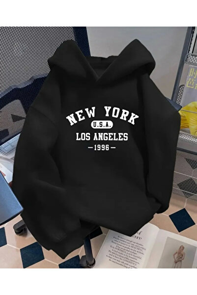 FUFLUNS New York Usa Los Angeles Printed Oversize Unisex Women/Men Sweatshirt