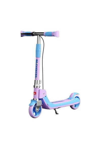 OEM Trotinetă cu 2 roți, design pliabil, cu muzică și lumini, ghidon reglabil...