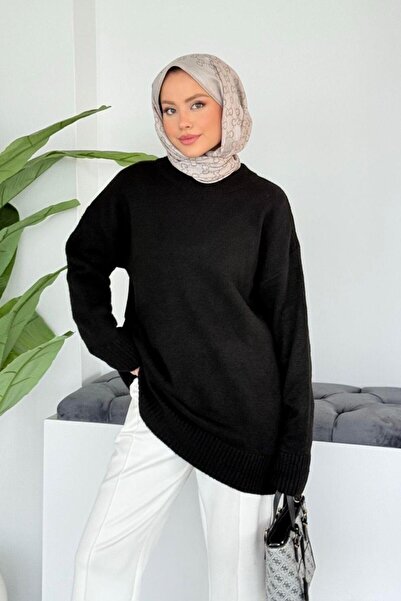 Şulemoda Giyim Carnation Sweater Black