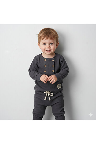 NURTOPU Baby Boy Children's Suit Top and Bottom Set Transitional Cotton Fabri...