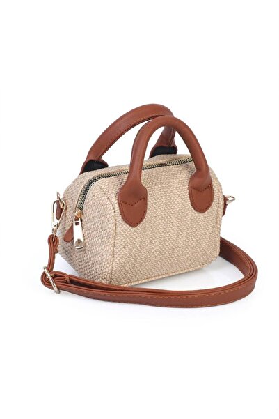 chocolatebag Women's Mini Sling Hand and Crossbody Bag Straw