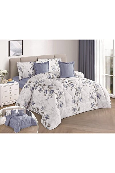 NAJMA Luxurious summer double bed sheet with a floral design for elegance and...