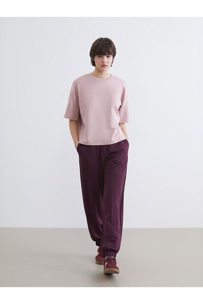 LC Waikiki Pantaloni de sport pentru femei, cu talie elastică, cu atingere mo...