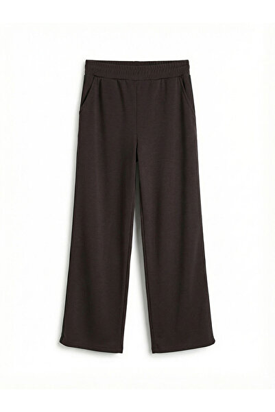 LC Waikiki Lcwaikiki Classic Brown Soft Touch Women's Sweatpants with Elastic...