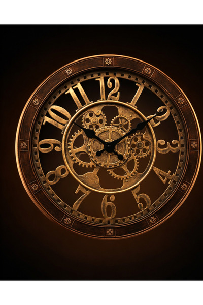 Clock عباءة ساراتوغا الجدارية