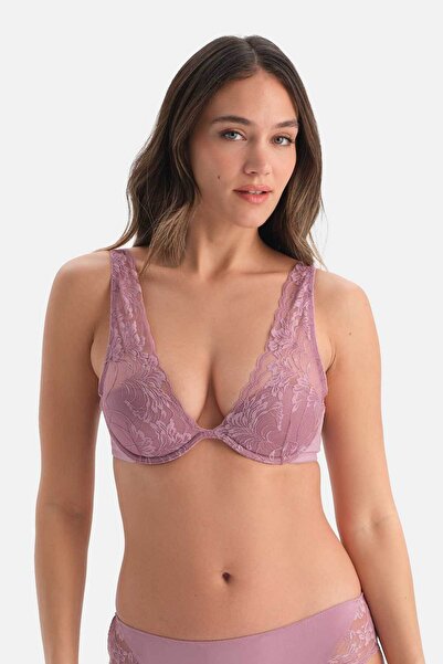 Dagi حمالة صدر مزينة بالدانتيل من روز كورسيدو