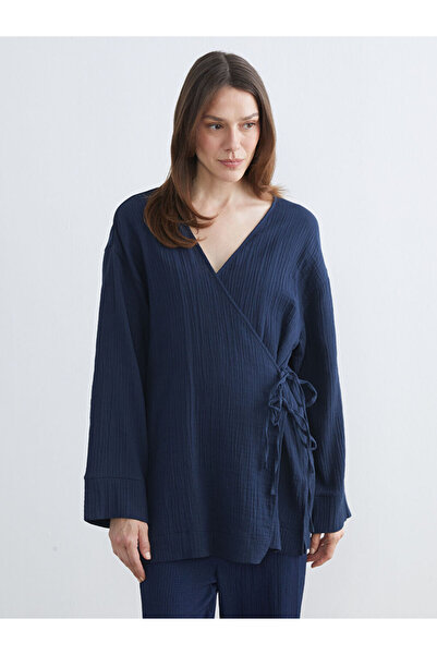 LC Waikiki Rmz Gi̇yi̇m Farkiyla Kr Double-Breasted Oba Yaka Do Textured Adın ...