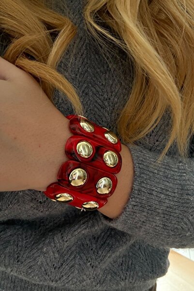 Trendy Butik Red Flexible Bracelet