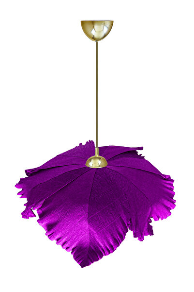 Lilyna Design Mor Çiçek Sarkıt Avize, Salon, Yatak odası Aydınlatma