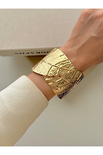 YOUES JEWELRY 316L Steel Thick Handcuff Bracelet Women's Bracelet Adjustable ...