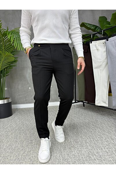 MİS MODA Men's linen trousers