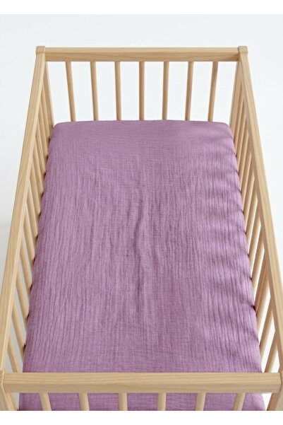 Joyous Mom Kids ملاءة سرير مرنة من القطن الخالص 100٪ - 4 طبقات، قماش يسمح بال...