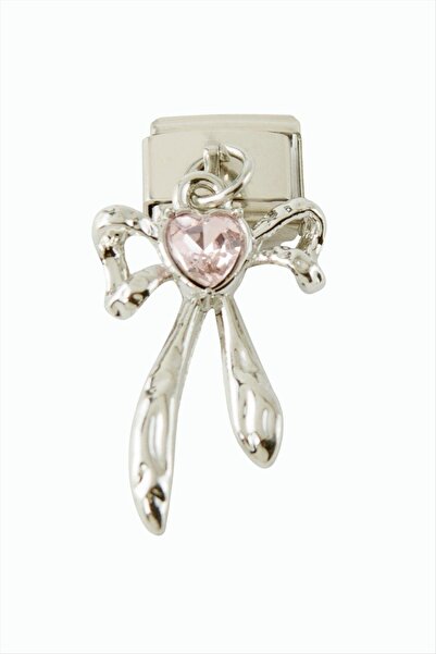 FREEDOM STOREE قلادة فاينج من الزركون والفولاذ المقاوم للصدأ