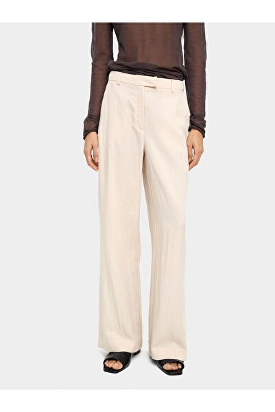 PARFOIS Kırışık Efektli Düz Pantolon