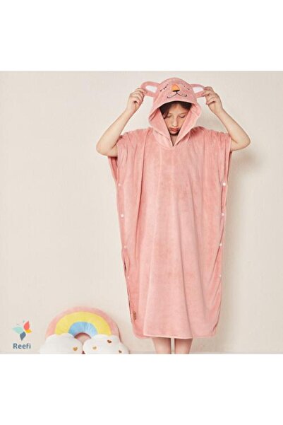 ÇAPA Kappa Reefy Towel with Buttons and Apricot Hood, Snap Buttons, Ages 9-11...