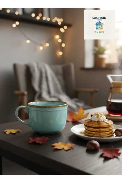 KACHKIRHOME Kupa Mavi Pinterest Model Çorba Kupası Kahve Fincan Hediyelik Sun...