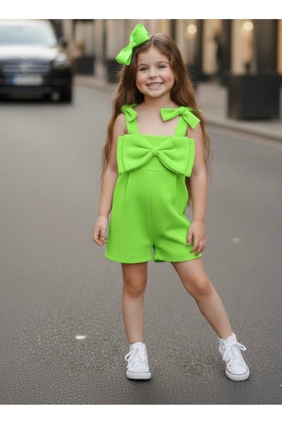 Tinypeople Kız çocuk yazlık şık tulum kız çocuk parti kıyafeti kız çocuk bayr...