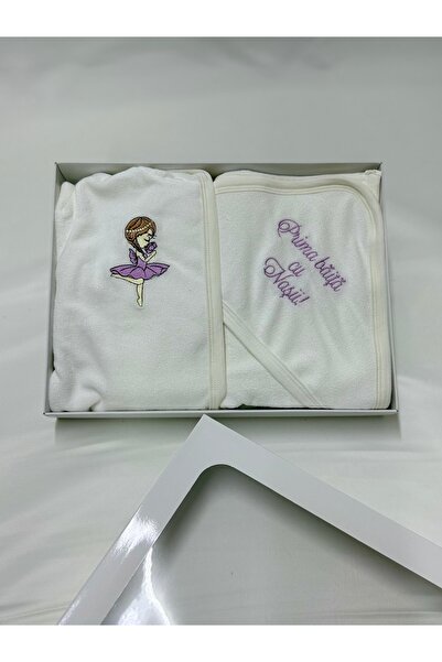 OEM Set Prosop și Halat Bebeluș pentru Băiță după Botez