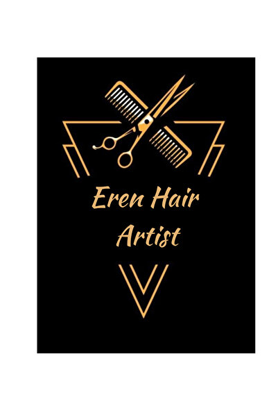 ERUMAR HOME Kişiye Özel İsimli Berber Kuaför Dekoratif Duvar Tablo Mdf