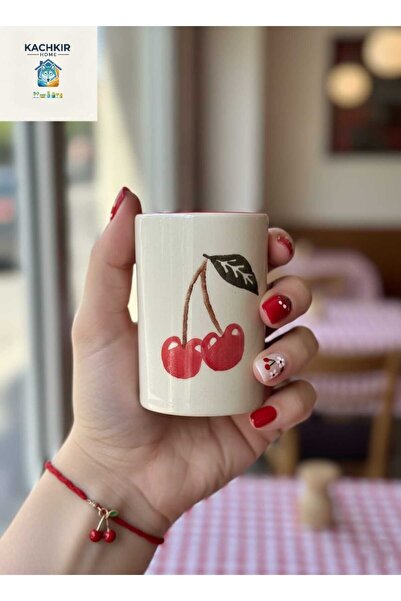 KACHKIRHOME Türk Kahve Fincanı Hediye Fikri Pinterest Model Kupa Çilek Kiraz ...