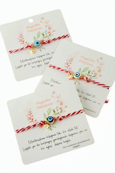 SiHako Nazar Kalp Marteniçka İp Bileklik