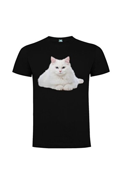 Printees Tricou bărbat - PISICA ALBĂ STÂND
