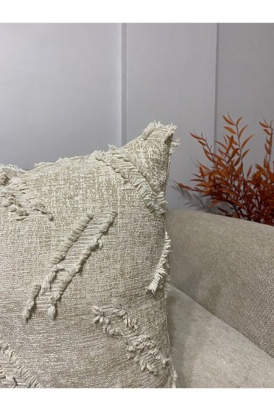 YILMAZHOME Throw Pillow & Pillow Cover Decorative Chenille Woven