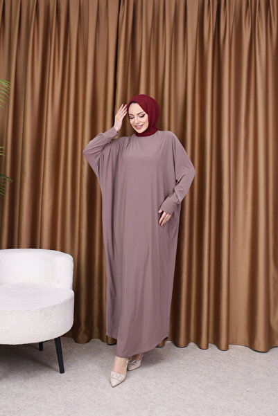 comstar Women's Trend Basic Long Sleeve Pink Prayer Dress