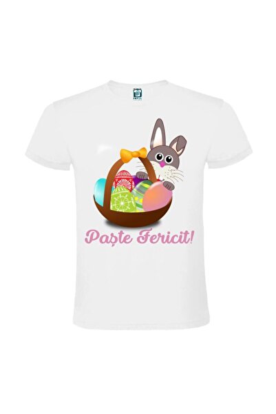 Printees Tricou bărbat - IEPURAS DE PASTE CU COS