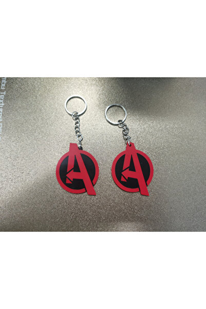 FreshWolf سلسلة مفاتيح بشعار المنتقمون - إكسسوار بطابع الأبطال الخارقين من مارفل