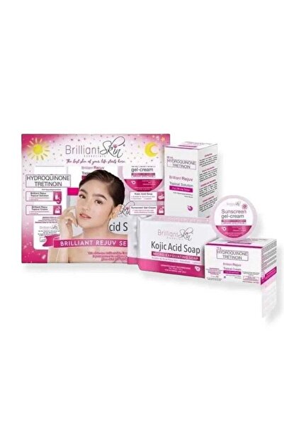 Brilliant Skin مجموعة تجديد البشرة بصابون حمض الكوجيك - تُخفف البقع الداكنة و...