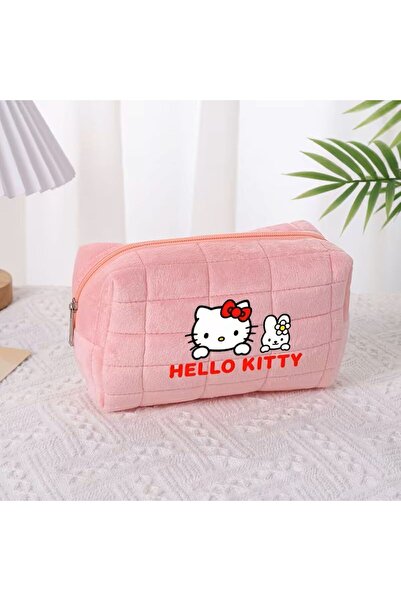 Hello Kitty Pembe Makyaj Çantası